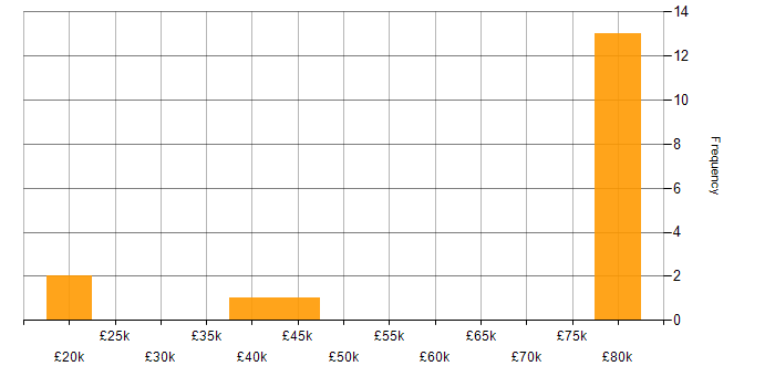 Salary histogram for System Testing in Surrey