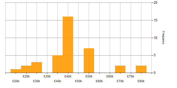 Salary histogram for Decision-Making in Essex